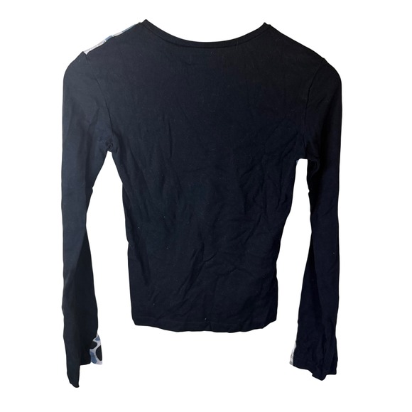 Ciudad Campus Barcelona Y2K RARE Graphic Long Sleeve Top Womens Medium Boho - Picture 6 of 6